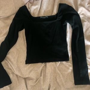 Brandy Melville black crop top
